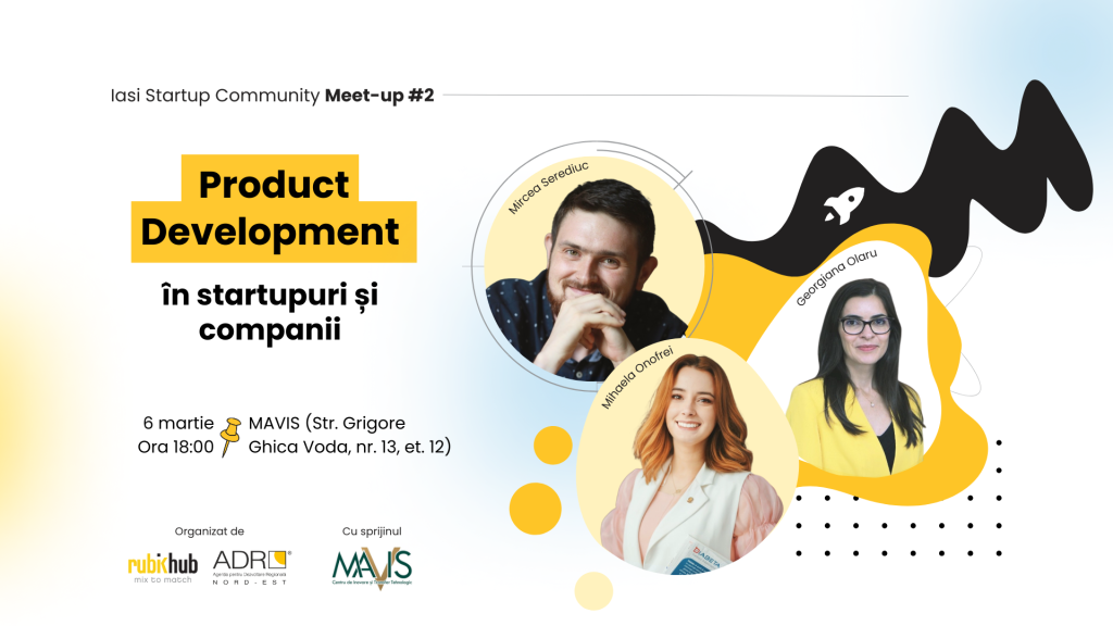 Pe 6 martie, te invităm la Iași Startup Community Meet-up #2.
