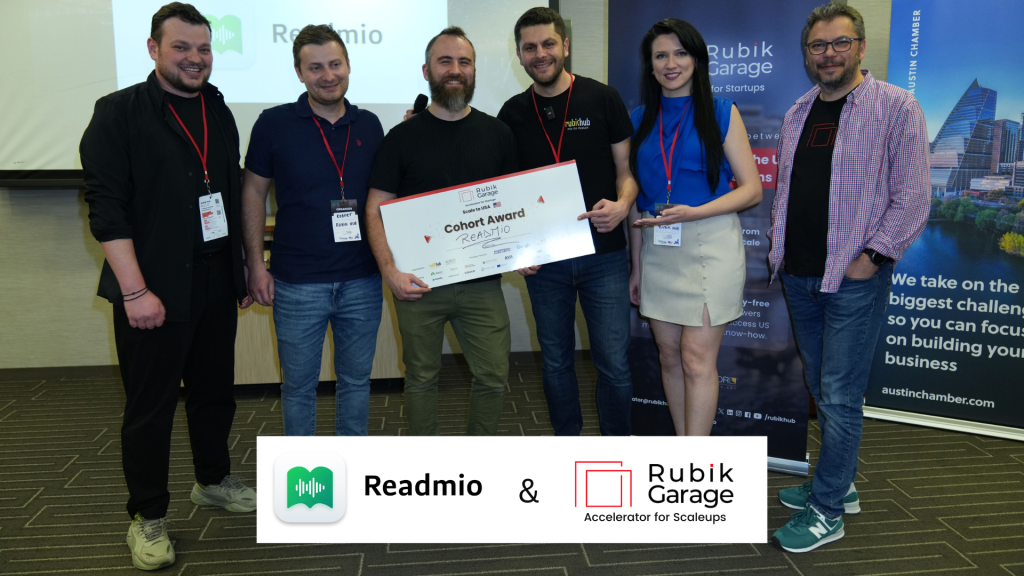 Curious about Readmio? Explore how was their journey with Rubik Garage – Scale to USA program.